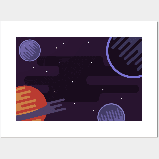 Cosmos Wall Art by SarkaBabayka